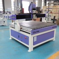 Machine de gravure CNC AKG1212 pour la fabrication de panneaux Petite gravure Acrylique Bois Dur PVC 3D 2D Routeur CNC de table élevé
