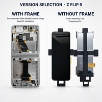 Display LCD e Digitalizzatore Touch Screen di Ricambio per Samsung Galaxy Z Flip Serie 5 6 7