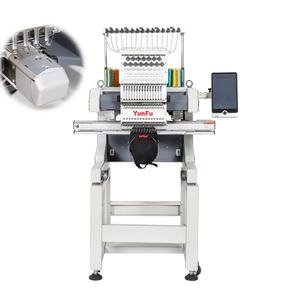 Machine à broder automatique à tête unique pour casquettes, 1200 tr/min, informatisée, moteur 500e, pour usage domestique et ateliers d'impression - Product Image 1