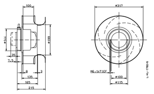 Ventilador de Refrigeración de Alto Rendimiento GR31M-6ID.BF.2R 1PH RH31M-6ID.BD.2R para Refrigeración Industrial - Product Image 3