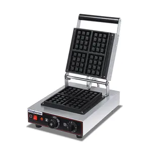 Hot Sale Electric Industrial Commercial Non Stick 1-Plate Waffle Makers Waffle Machine other snack machines
