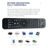 Nuevo reemplazo Amiko A9 Green Plus Control remoto para Amiko Set Top Box con versión infrarroja