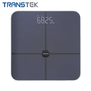 TRANSTEK Timbangan Digital Fitness, Alat Rumah Tangga Elektronik Kesehatan Manusia Timbangan Pengukur Lemak 180Kg/396lb