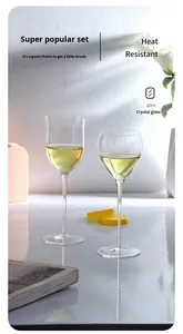Copa de cóctel hecha a mano sostenible moderna, Copas de Margarita, copa de Martini de pie alto para fiesta, uso doméstico - Product Image 4