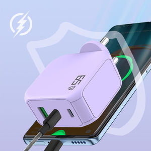 El mejor cargador <span class=keywords><strong>de</strong></span> teléfono móvil rápido <span class=keywords><strong>de</strong></span> 3 puertos 65W GaN USB PD Adaptador universal para computadora portátil <span class=keywords><strong>de</strong></span> escritorio Enchufe indio Eléctrico apto para viajes - Product Image 4