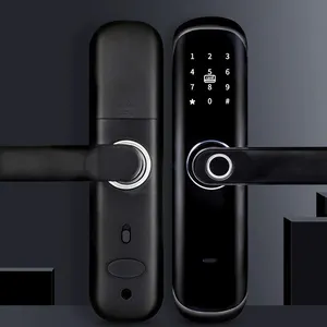 Chiusura intelligente senza chiave per le porte anteriori con chiusura a catenaccio Wifi impugnatura intelligente per serrature Smart con APP TTlock Tuya