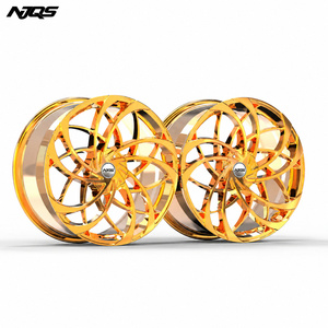 ล้อแม็กซ์ NJQS ฟอร์จ พรีเมียม โกลด์ โครม ขนาด <span class=keywords><strong>18</strong></span> 20 22 24 นิ้ว 5x114.3 6x139.7 35 มม. สำหรับรถ SUV ซีดาน และรถกระบะ - Product Image 5