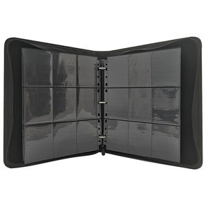 Carpeta de tarjetas de cuero con logotipo personalizado Modernqiu, álbum de capacidad de 720 tarjetas para juegos/colección de tarjetas animadas - Product Image 4