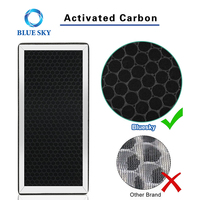 Remplacement True H13 et filtres à charbon actif pour les pièces de purificateur d'air Medify MA 40 # ME-40 MA-40 MA-40A MA-40B MA-40W