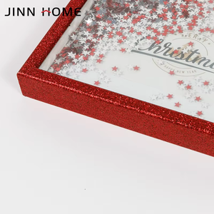 Tùy Chỉnh Long Lanh Khung Ảnh Bằng Gỗ Bóng Hộp Đóng Khung Với Các Ngôi Sao Bên Trong Với Đặc biệt Điều Trị Trang Trí Đám Cưới - Product Image 3