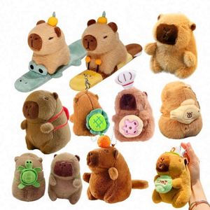 Complete Capibara School Supplies Kit Escuela Capibaras Set with Plush Toy <b>Bracelet</b> Keychain Notebook for Students Gift - Product Image 5
