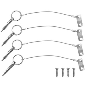 Pasador de liberación rápida para toldo Bimini, cable de acero inoxidable, accesorios marinos para reparación y reemplazo de toldos, pieza KC003 - Product Image 2