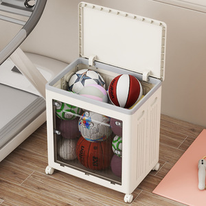 Công Suất Lớn Pp Nhựa Gấp Hộp Lưu Trữ Bánh Xe Cài Đặt Đơn Giản Lật Phòng Khách Đồ Chơi Lưu Trữ Bin Cho Trẻ Em Tiêm - Product Image 3