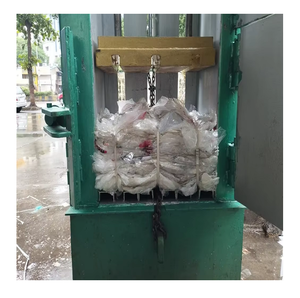 Presse à ferraille verticale automatique haute performance Moteur de traitement efficace des tissus gaspillés et de l'aluminium pour moteur - Product Image 4