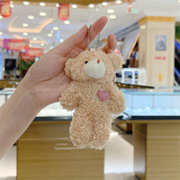 En gros Porte-clés ours en peluche mignon, animaux en peluche, poupées en peluche, porte-clés ours en peluche doux, cadeau pour enfants