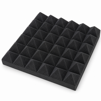 Panneaux muraux insonorisants en mousse acoustique polyuréthane haute résilience, 12 pouces, dalles absorbantes pour studio et salle de musique