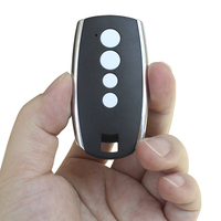 Métal quatre boutons 433MHz code d'apprentissage RF télécommande intelligente volet roulant porte de voiture interrupteur à distance vente directe d'usine