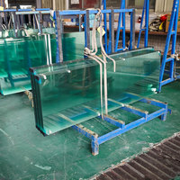 Kaca Tempered Float Transparan Berkualitas Tinggi Ukuran Pelanggan 10mm untuk Rumah Kaca