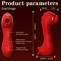 Saugender Zungen-Vibrator für Frauen Klitoris-Stimulator Vibrator Weibliche Masturbation Magnetisches Erwachsenen-Sexspielzeug