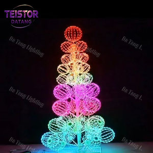 Lumières de Noël programmables RGB DMX pour arbres de Noël : des spectacles animés pour les parcs à thème, les places publiques et les événements de compte à rebours - Product Image 5