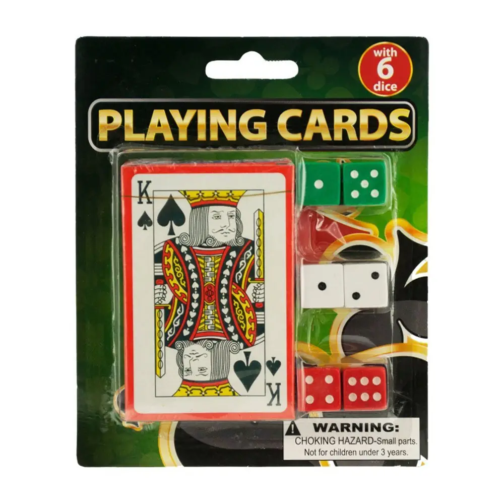 Personalizza le carte da gioco con il pacchetto blister di dadi