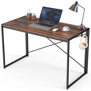 Mesa plegable de ordenador, escritorio de escritura de fácil montaje, diseño más reciente