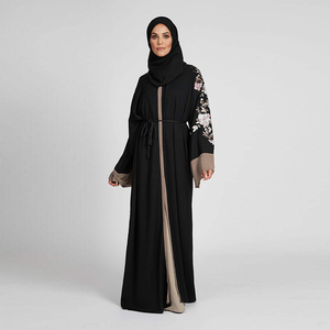 Báscula acampanada de lentejuelas para mujer y adultos, vestido de diseño novedoso, Abaya, <span class=keywords><strong>Burqa</strong></span>, corte irregular, elegante, de poliéster - Product Image 5