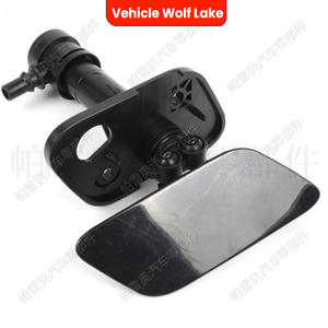 Buses de lave-phares Audi Q7 2016-2021 avec capuchons de protection, ensemble complet, buses injectrices mécaniques en ABS - Product Image 2