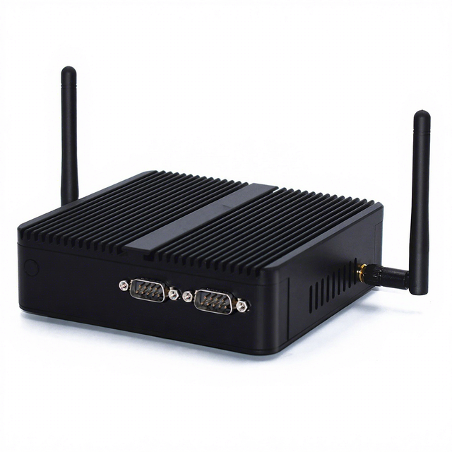 Fanless Mini PC Quad Core Intel Celeron J5005 6 USB Ports LPDDR4 RAM Windows 10 HTPC TV Box in Stock