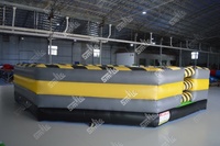Juego Inflable Toxic Meltdown, Desafío Wipeout, Último Hombre en Pie, Juego Deportivo Interactivo Inflable