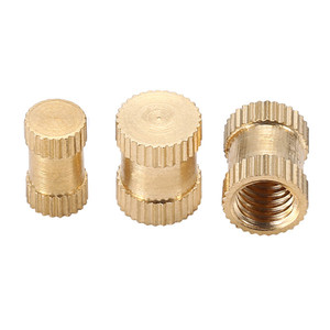 Écrou à insertion moleté en laiton anodisé noir Sinhoo M3-M6, personnalisé en usine, pour applications médicales et minières, classe 4.8 6.8 - Product Image 4