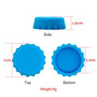 Bouchon de bouteille en silicone réutilisable et portable, taille/couleur personnalisables, pour brassage maison, accessoires de bar haut de gamme, couvre-boissons