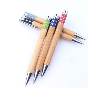 Personalized Bamboo Wooden Sustainable Retractable Ballpoint <b>Pen</b> With Custom Engraved Logo Recycled Printing for Gift - Product Image 5