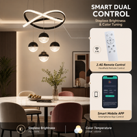 Lustre moderne en fer, acrylique et silicone pour salle à manger, lampe de salon, luminaire suspendu LED 80w