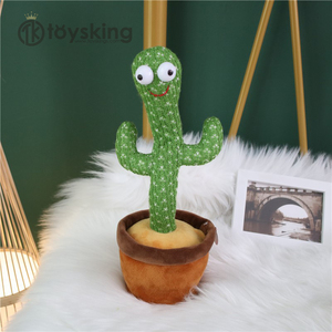 Cactus Bailarín y Cantante, Juguete <span class=keywords><strong>de</strong></span> Peluche Electrónico Personalizado <span class=keywords><strong>de</strong></span> Fábrica China - Product Image 3