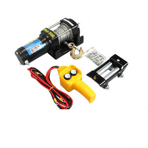 12V 12000 LBS ATV UTV OFF Road kablosuz el uzaktan ve kablolu kontrol kurtarma römork elektrikli vinç - Product Image 2