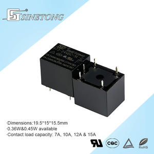 Relais de puissance industriels miniatures SINETONG 973-24VDC pour circuits imprimés, 15A SPST SPDT, étanches, haute puissance, contact de charge, 4 broches, électroniques - Product Image 4