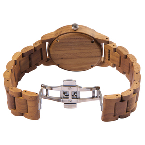 Ys5545 Mannen Top Horloge Houten Polshorloge Sandelhout Luxe Mode Zakelijk Horloge Gepersonaliseerde Gegraveerde Aangepaste Houten Klok - Product Image 2