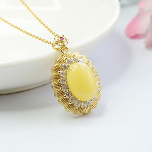Pendentif en cire d'abeille Ximang 2026, <span class=keywords><strong>ambre</strong></span> jaune miel et graisse de poulet, fabrication <span class=keywords><strong>russe</strong></span>, approvisionnement direct usine S2100210 - Product Image 2