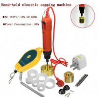 Machine de capsulage électrique manuelle pour bouchons de bouteilles en plastique de 10 à 50 mm