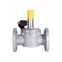 Katup Solenoid Gas Anti Ledakan Suhu Ruangan DN80 Struktur Lurus untuk Pemutus Pipa Gas Industri untuk Gas Alam