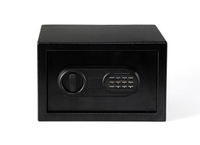 Caja de Seguridad con Teclado Retroiluminado LED |   Funciona con batería de 9V |   Caja Fuerte Antirrobo para el Hogar, Oficina, Hotel, Efectivo, Joyas, Documentos