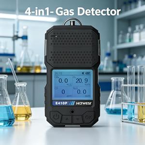 E410 가스 감지기 미터 4 in 1 방수 방폭 고정밀 고정형 다기능 가스 분석기 누출 감지기, OEM/ODM - Product Image 1