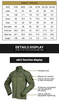 Tenue tactique de camouflage respirante et imperméable personnalisée Fronter : Chemise et pantalon G5 Frog Suit, uniforme de combat
