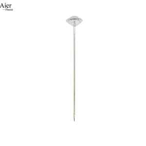 Aierflorist DIY broderie perle blanche <span class=keywords><strong>aiguille</strong></span> goutte en forme de diamant vêtement coupe patchwork embout fixe <span class=keywords><strong>aiguille</strong></span> perle - Product Image 6