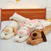 Boneka Hewan Plush Lembut Baru, Bantal & Alas Tidur Anjing Panjang, Boneka Hewan Plush Kawaii