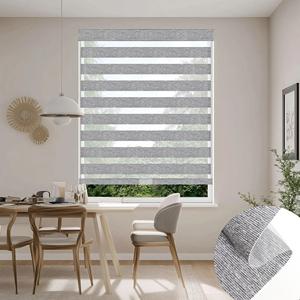 Persianas Enrollables Impermeables de Alta Calidad para Decoración del Hogar SAMADHI, Persianas Zebra Inalámbricas de Fábrica - Product Image 1