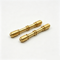 High Precision CNC Machined Brass for Machining Multi-Step Cylindrical Pin Broaching for Custom Instrument Assembly Fittings