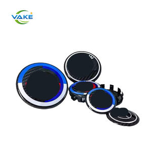 Pour <span class=keywords><strong>BMW</strong></span> X1 X3 X5 Séries 1 3 5 7, enjoliveurs de moyeu de roue en fibre de carbone, emblèmes de capot avant et de hayon arrière 56mm 68mm 82mm 74mm 45mm - Product Image 1