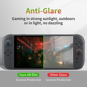 โรงงานผลิตฟิล์มกันรอยหน้าจอ AR เกรดออปติคอลสำหรับ Nintendo Switch <span class=keywords><strong>2</strong></span> แบบ HD ใส ป้องกันแสงสะท้อน ป้องกันรอยขีดข่วน รับผลิตแบบ OEM ODM - Product Image 4